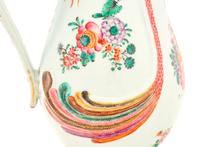 A Chinese Export Famille Rose Porcelain Pitcher and Basin