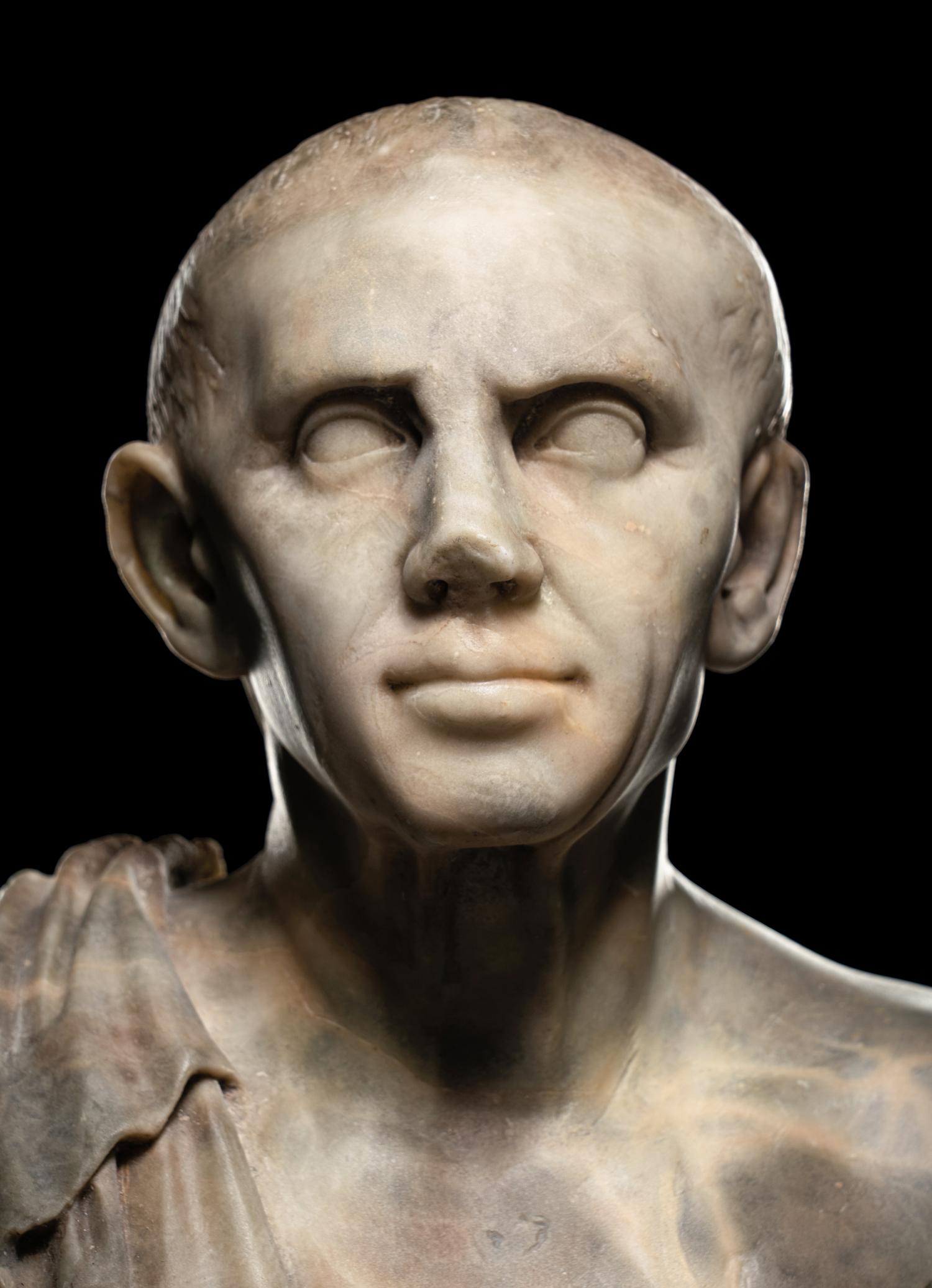 A Roman Marble Portrait Bust of a Man