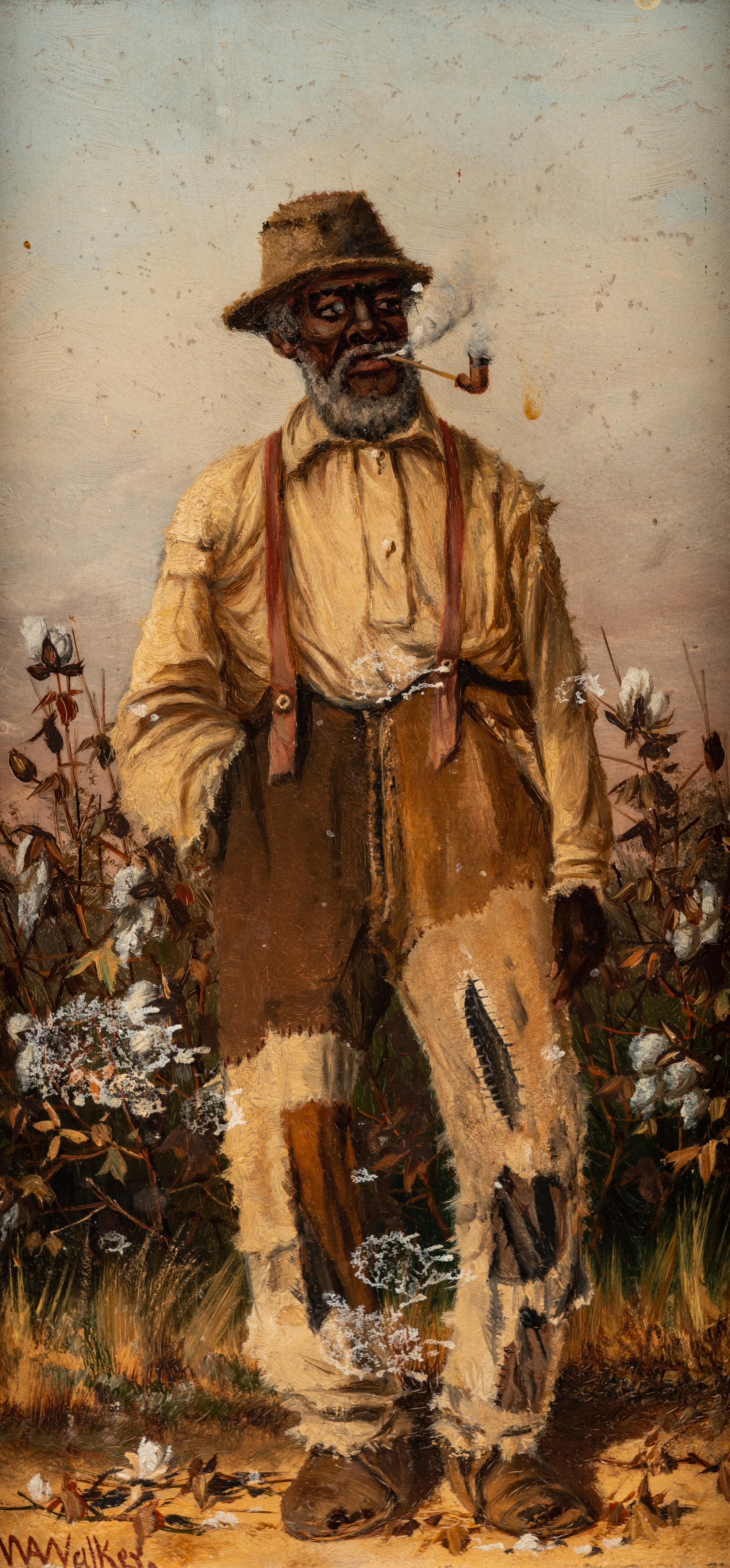 Cotton Pickers, A Man and Woman (a pair of works)