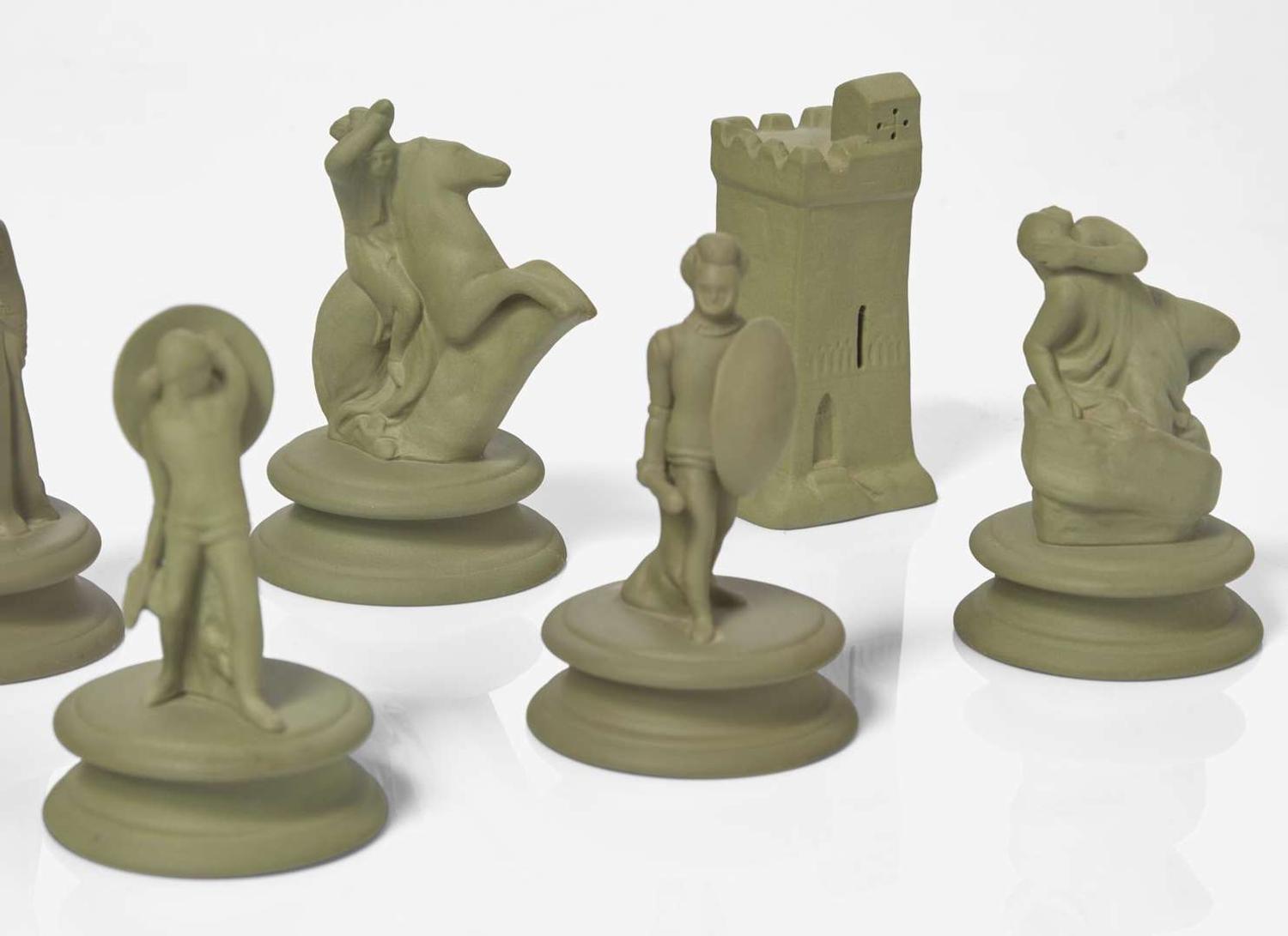 A Wedgwood Jasperware Chess Set, UK, 2006