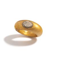 A Roman and White Glass Finger Ring