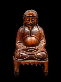A Chinese Boxwood Figure of Immortal