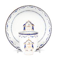 A Group of Chinese Export Armorial Porcelain