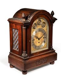 A George III Mahogany Bracket Clock