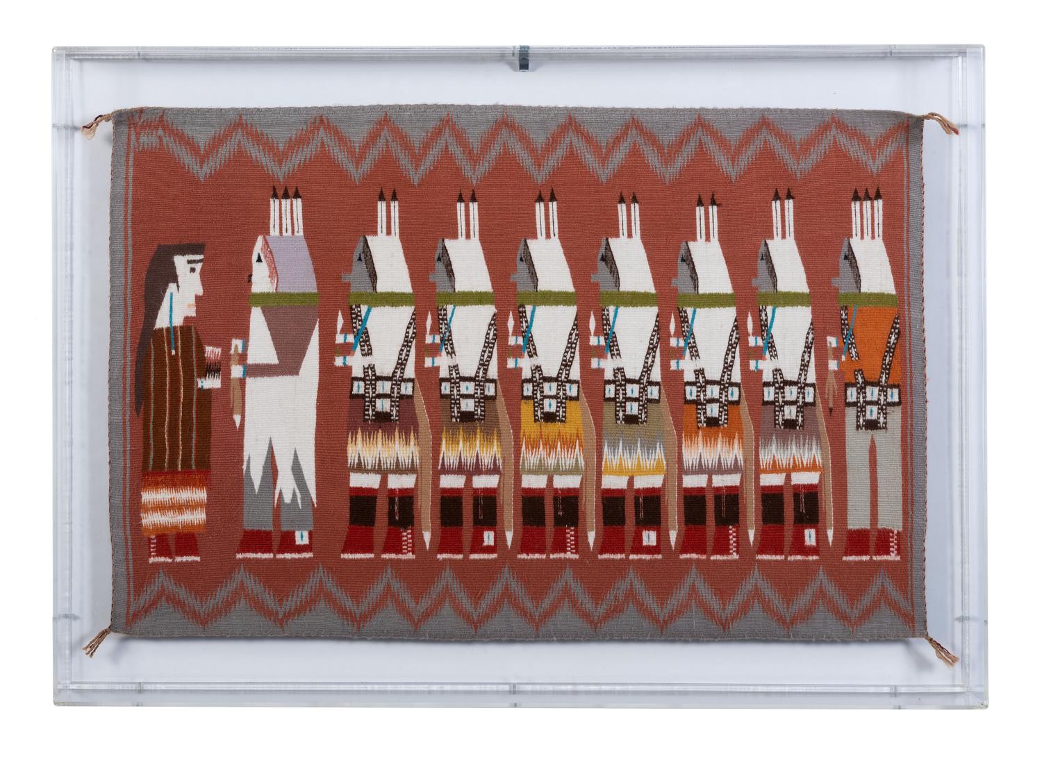 Navajo Yeibichai Weaving / Rug