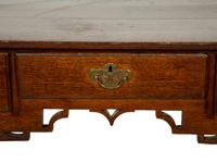 A George II Oak Dressing Table