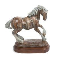 An American Bronze Figure Width 14 inches. — 20TH CENTURY