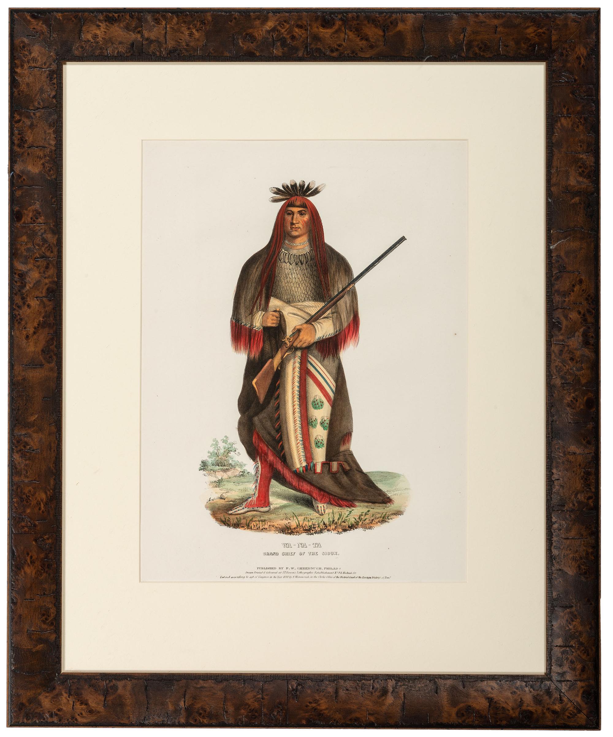 McKenney and Hall Hand-Colored Lithographs