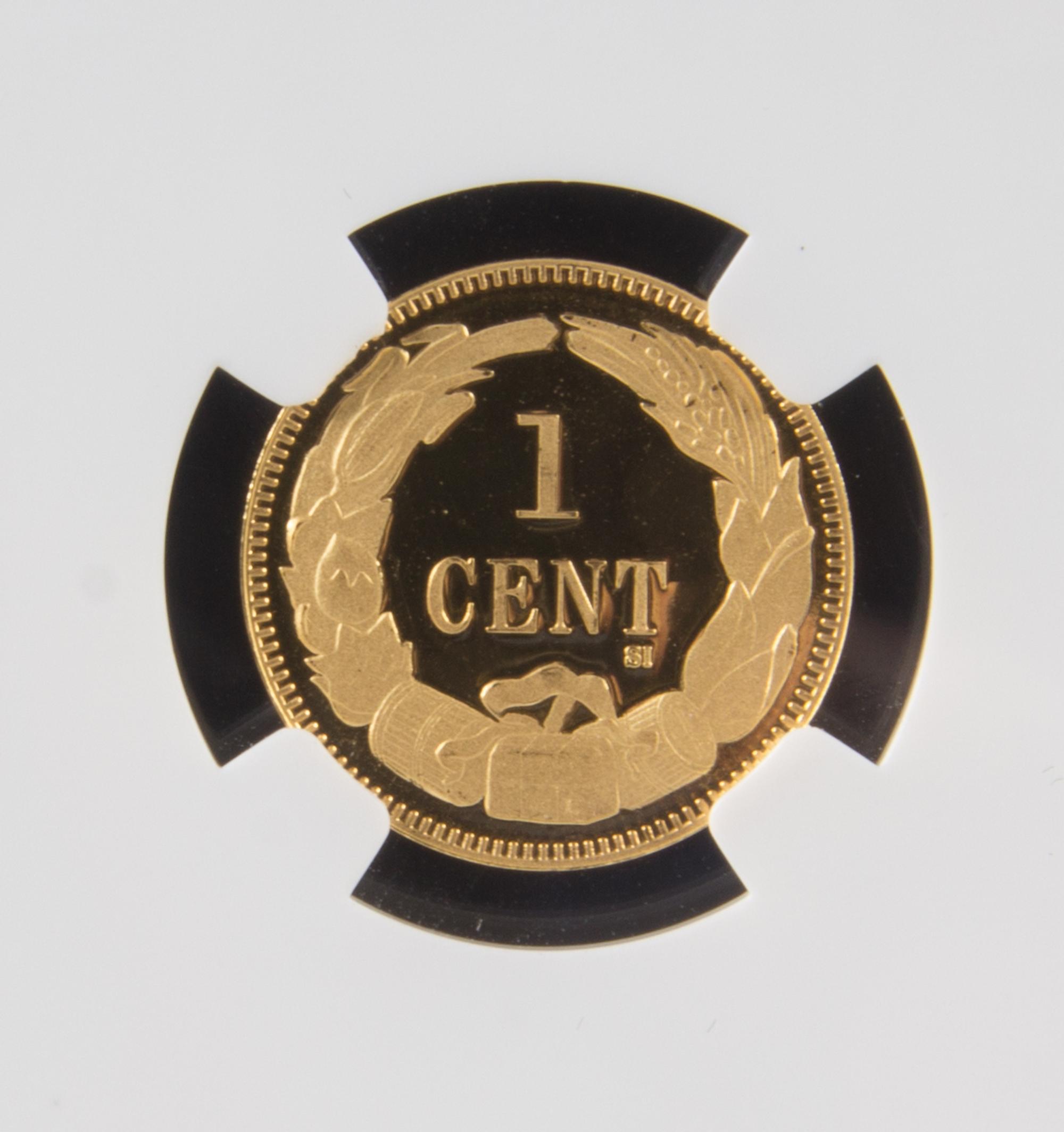 Two Smithisonian Institute Issued 2011 CSA 1861 Cent Commemorative Coins