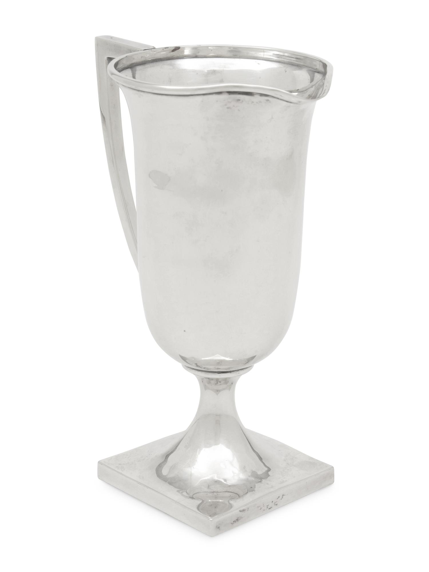 An American Silver Pitcher