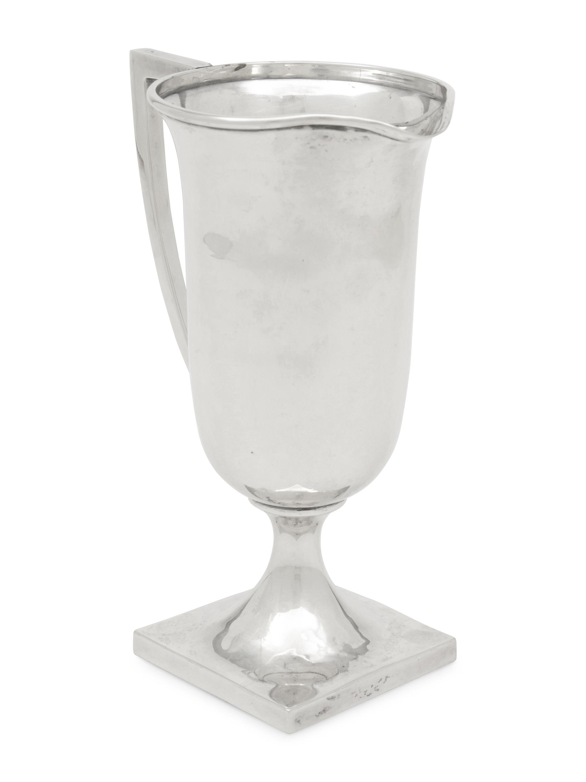 An American Silver Pitcher