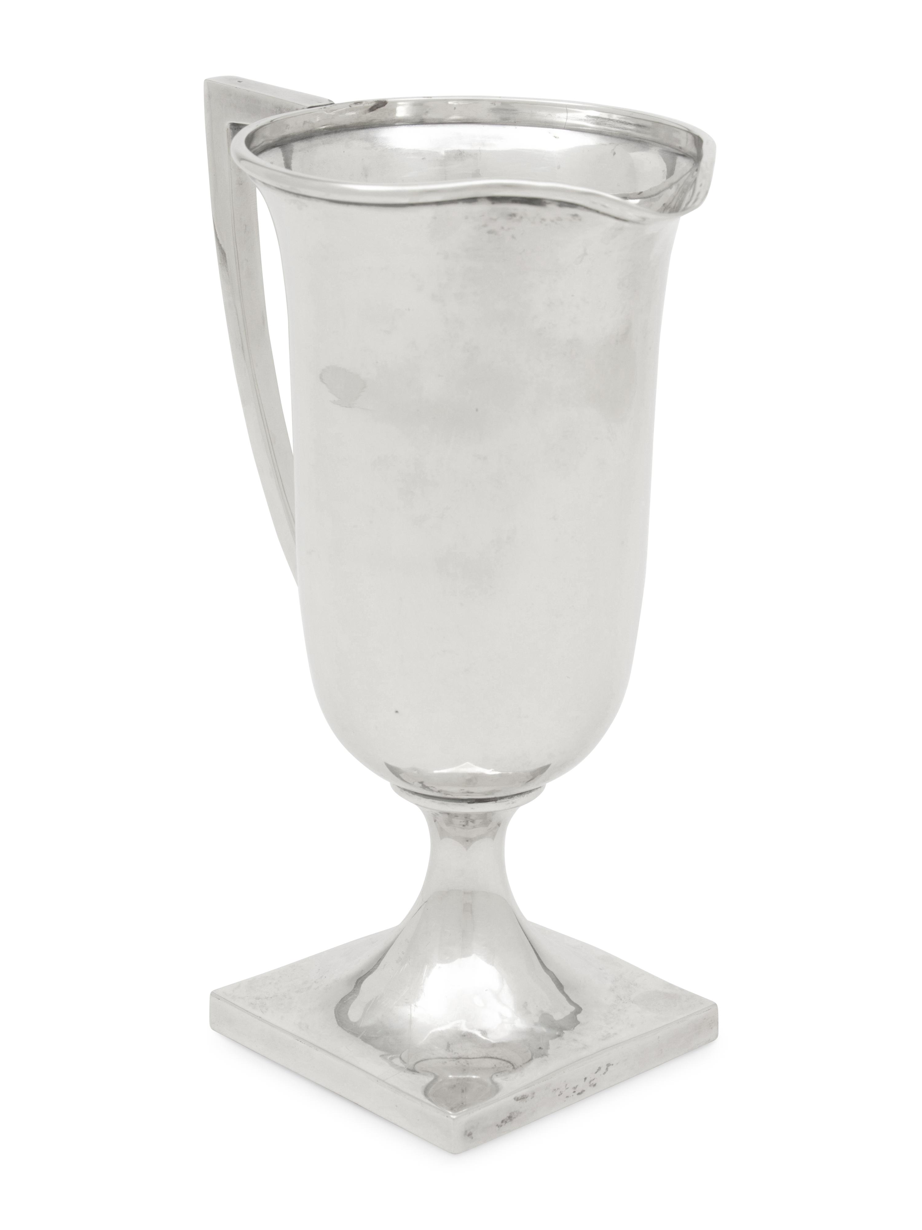 An American Silver Pitcher
