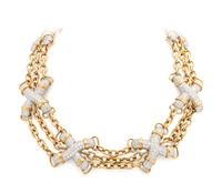 TIFFANY & CO., SCHLUMBERGER, DIAMOND 'X' NECKLACE