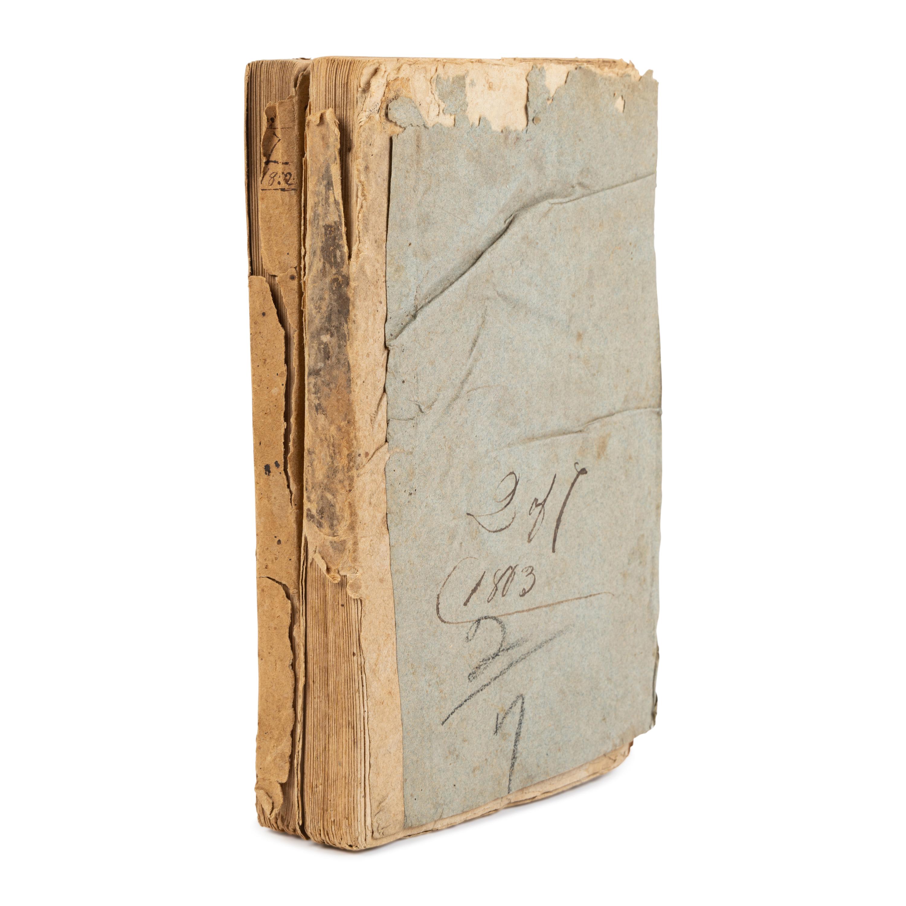 [Jefferson, Thomas (1743-1826)]. The Laws of the United States of America. Vol. VI [- VII ]. Washington City: [William Duane, printer], 1803 and 1805.