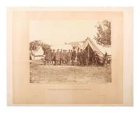 [LINCOLN, Abraham (1809-1865)]. GARDNER, Alexander (1821-1882), photographer. President Lincoln on Battle-Field of Antietam, October, 1862 . Washington, DC, 1866.