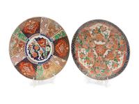 Four Japanese Imari Porcelain Chargers