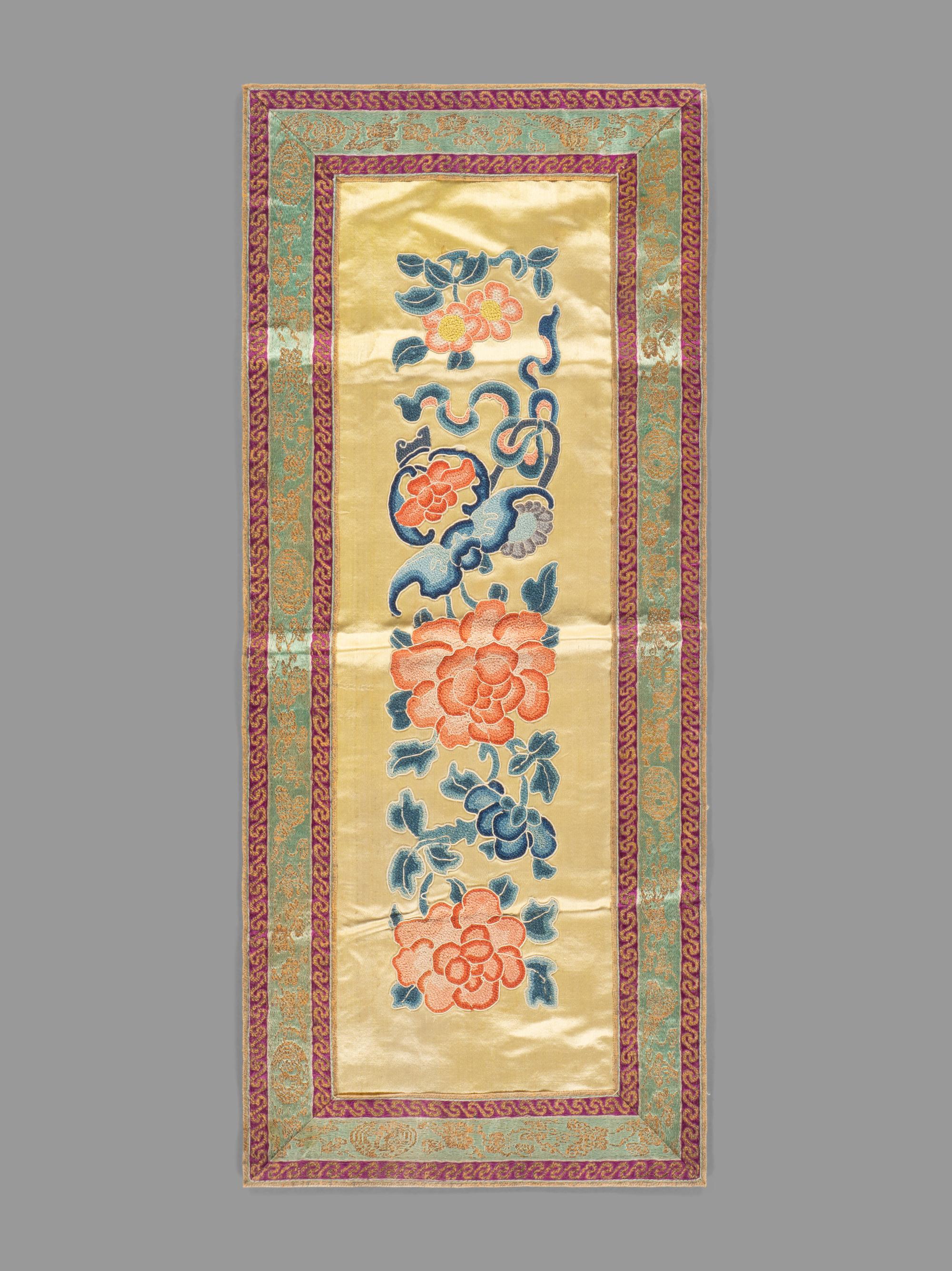 18 Chinese Embroidered Silk Textiles