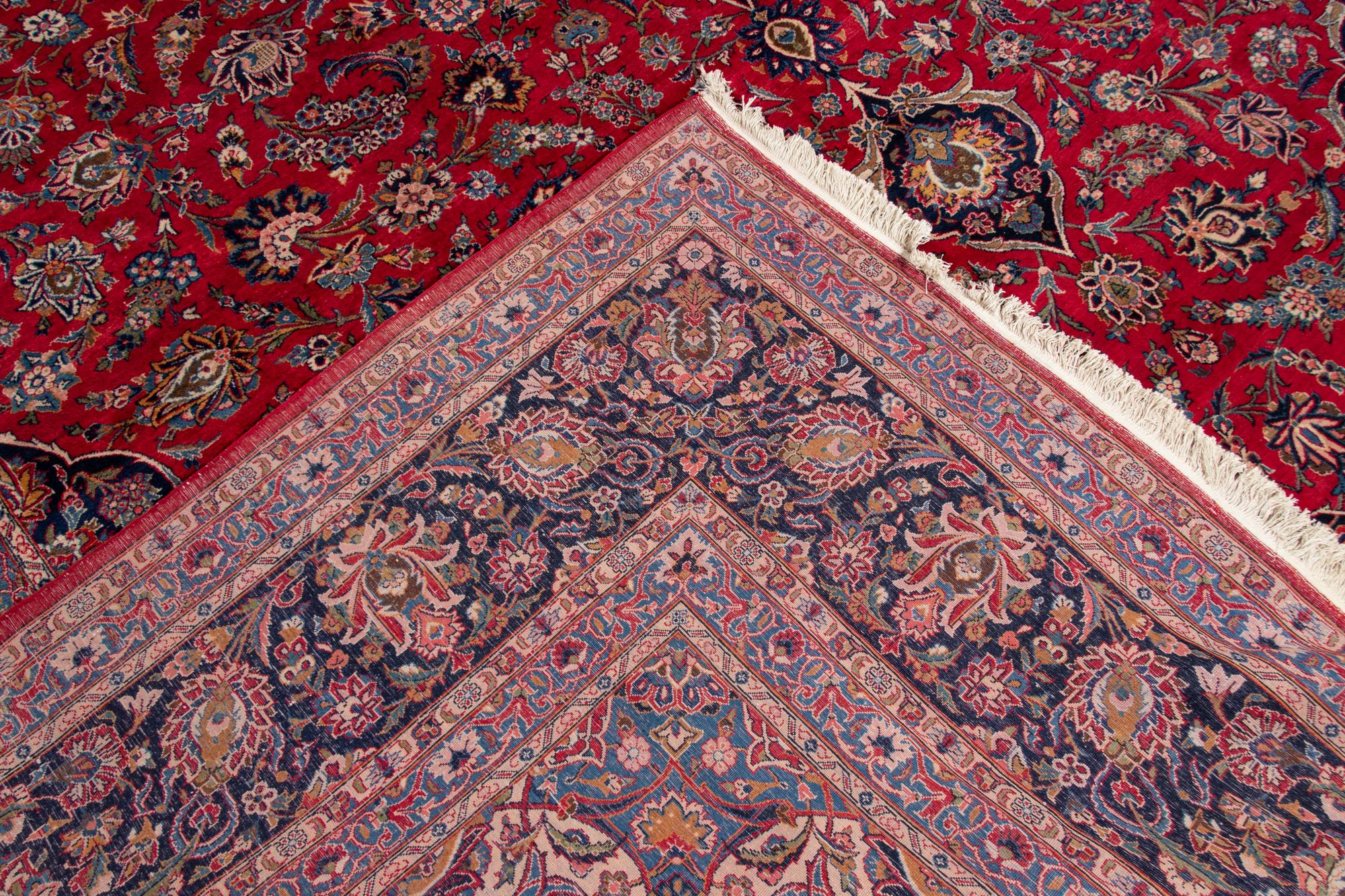 A Kashan Wool Rug