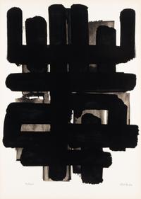 Pierre Soulages (French, 1919–2022) — Lithographie No.3 , 1957