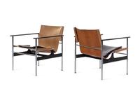 Pair of Sling Chairs, model 657, Knoll, USA