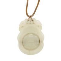 Early 20th Century, Carved Jade Pendant Necklace