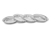 A Pair of German Silver Compotes