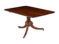 A Regency Style Mahogany Tilt-Top Breakfast Table