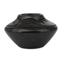 Carved Blackware Jar