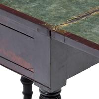A Late Federal Carved Mahogany Writing Table