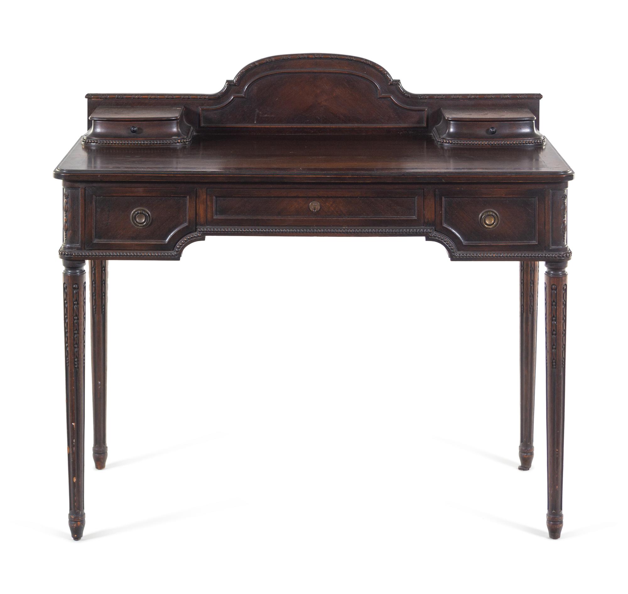 A Louis XVI Style Mahogany Writing Table