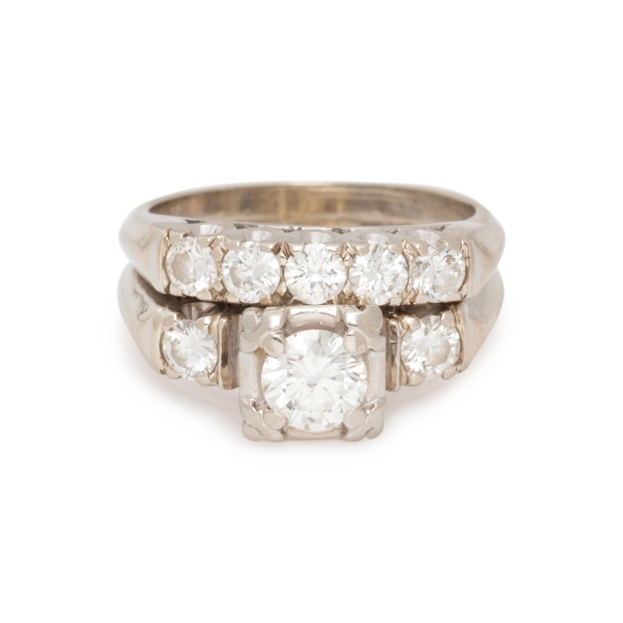 WHITE GOLD AND DIAMOND RING