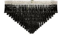 A Black Murano Glass Pyramid Chandelier