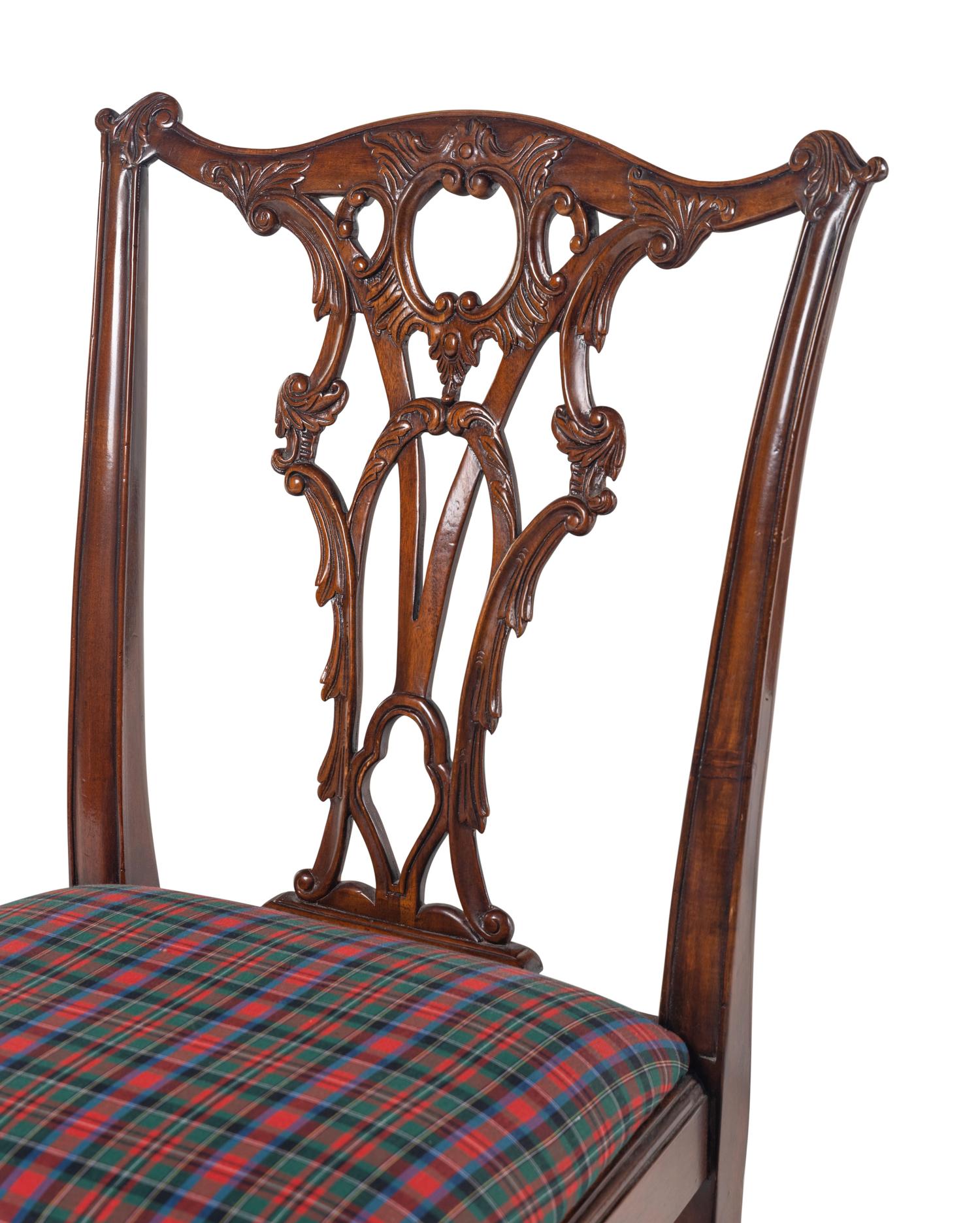 A Set of Six George III Style Dining Chairs