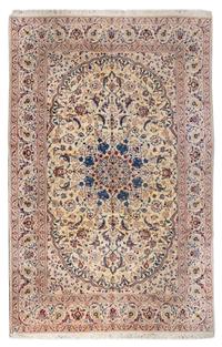 A Nain Wool and Silk Rug 10 feet 8 inches x 6 feet 11 1/2 inches. — 20TH CENTURY