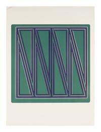 A Group of Six Prints ( Ladder Box; Multi Case; Vertical Screen; Drop Mitres; Quoined Chase; Mitred Matrix ), 1970