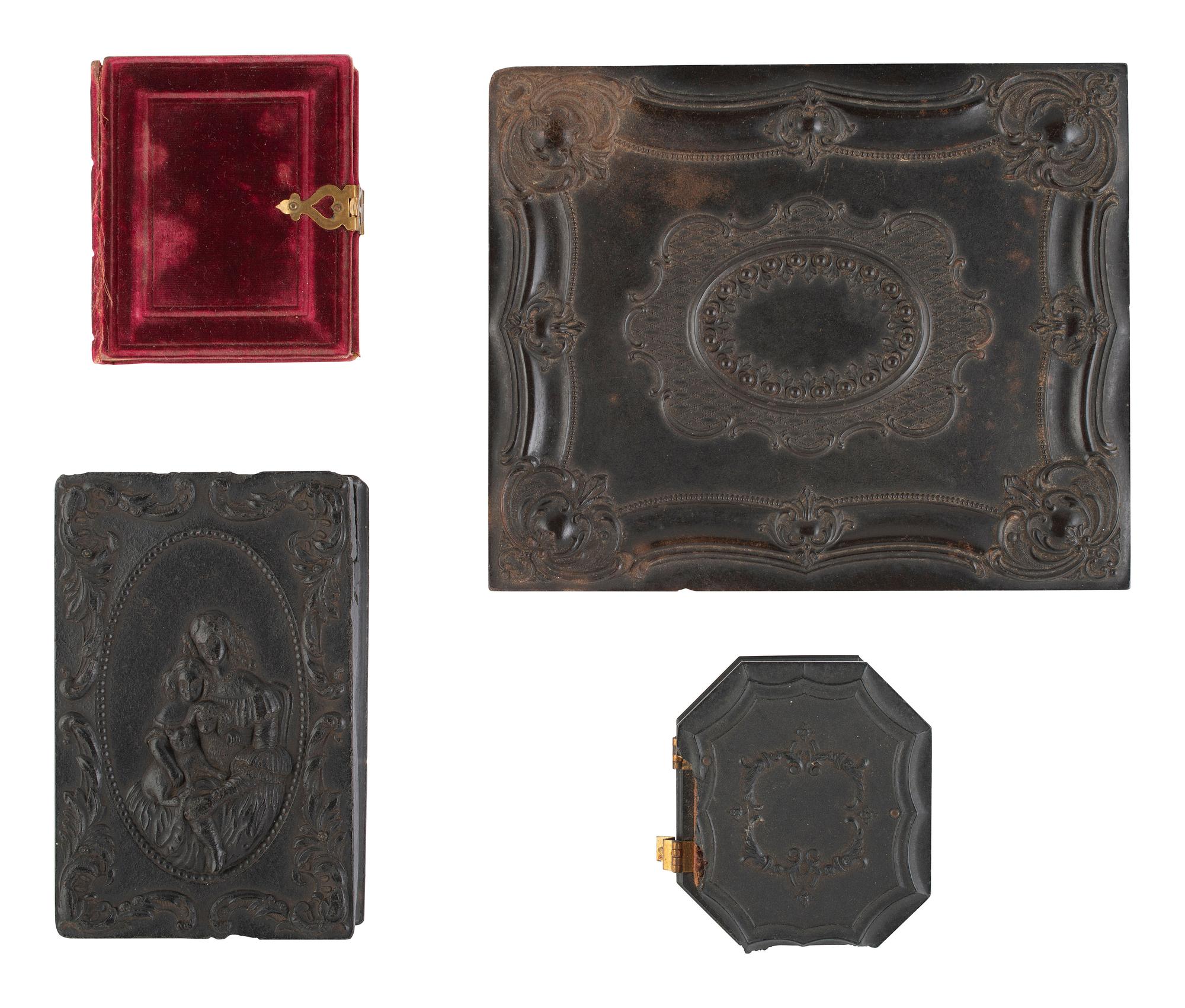 [EARLY PHOTOGRAPHY]. 19 assorted images featuring children & babies, mostly ambrotypes & tintypes.