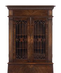 A William and Mary Style Walnut Secretary Bookcase