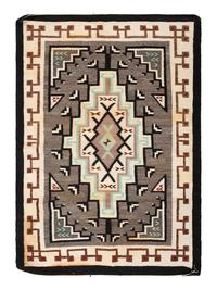 Navajo Two Gray Hills Weaving / Rug
