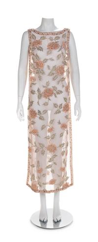 Two Vintage Sheer Dresses, 1960s Robe size label: Medium