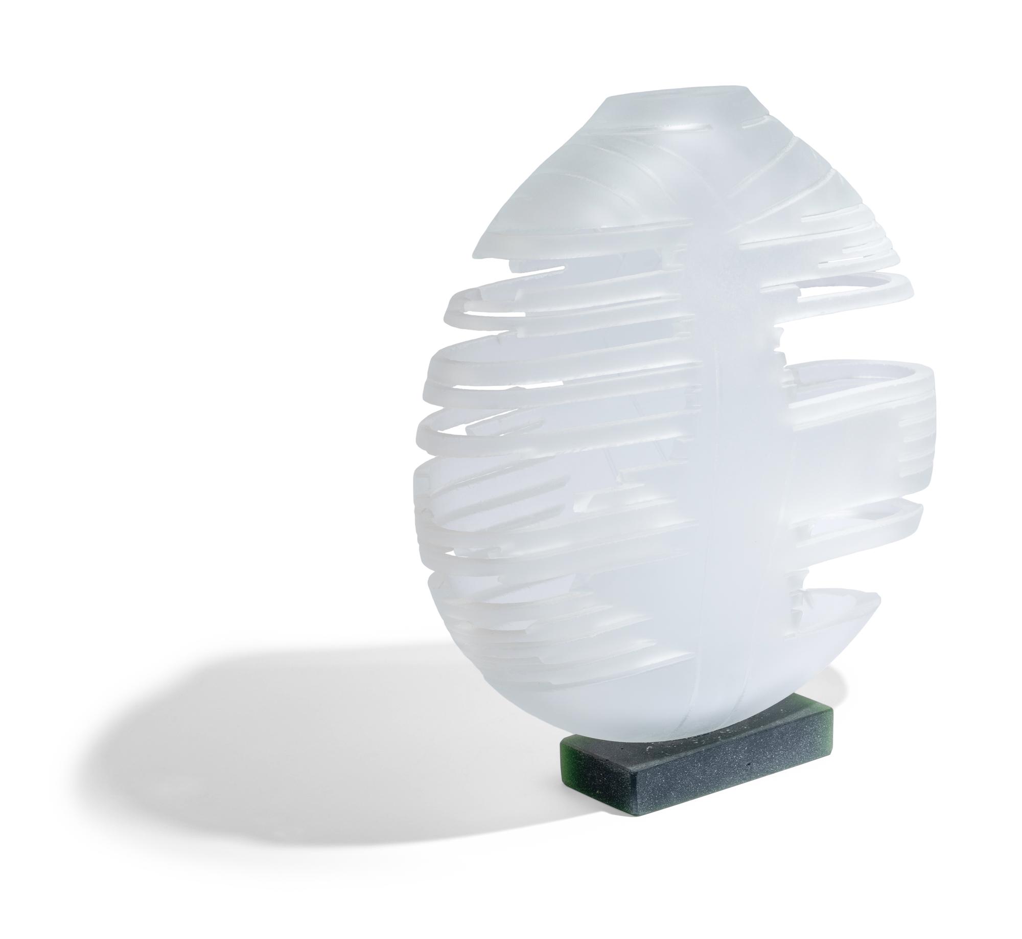 Untitled Carved Glass Sculpture, c. 1988