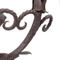 A Wrought Iron Sconce 17.5" W x 11" D x 19" H — Argentina, Circa 1920