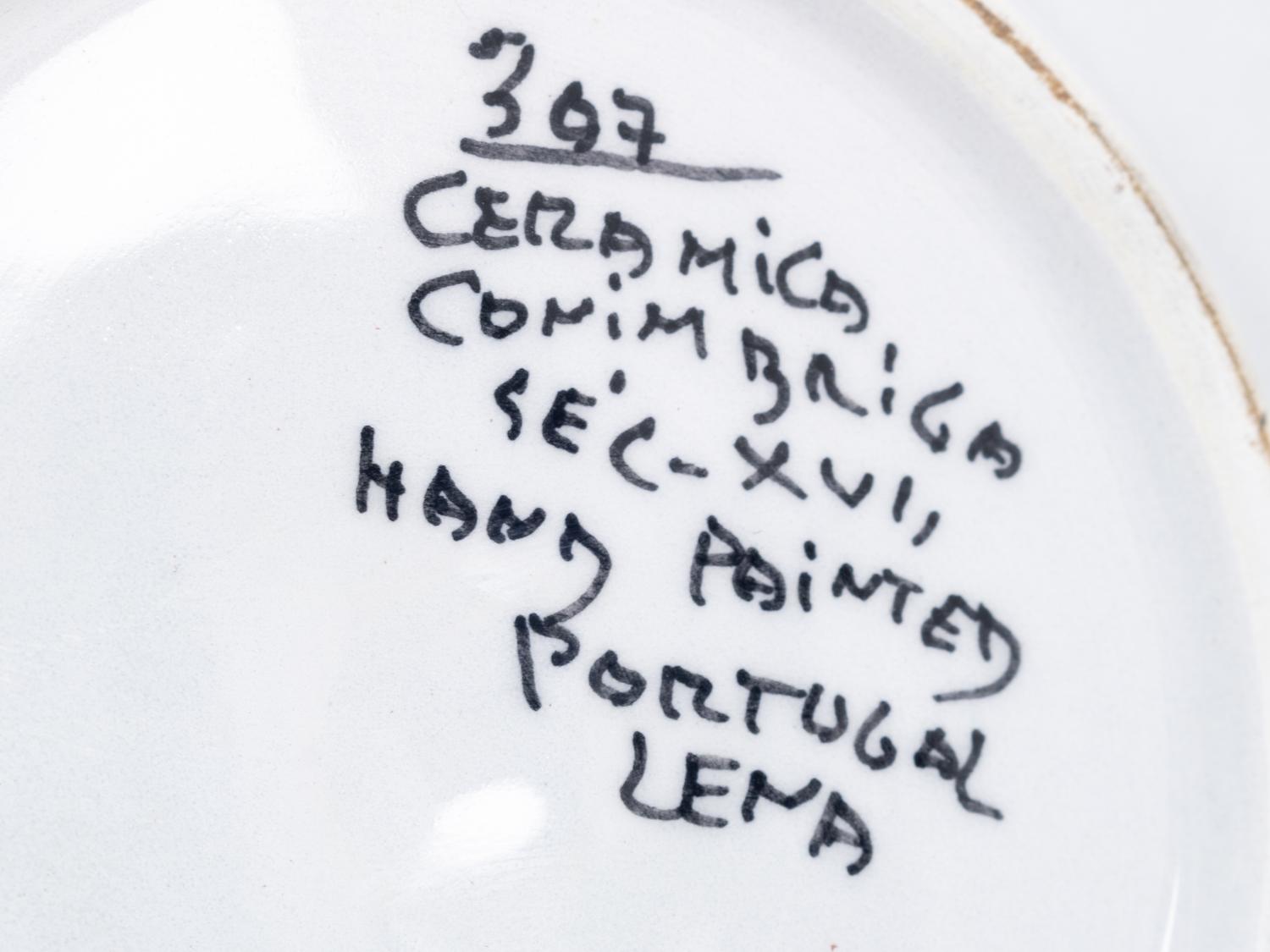 A Group of Hand-Painted Portuguese Pottery Articles