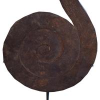 Wrought Iron Currency 13" W x 2.5" D x 11" H — Cameroon, 20th Century