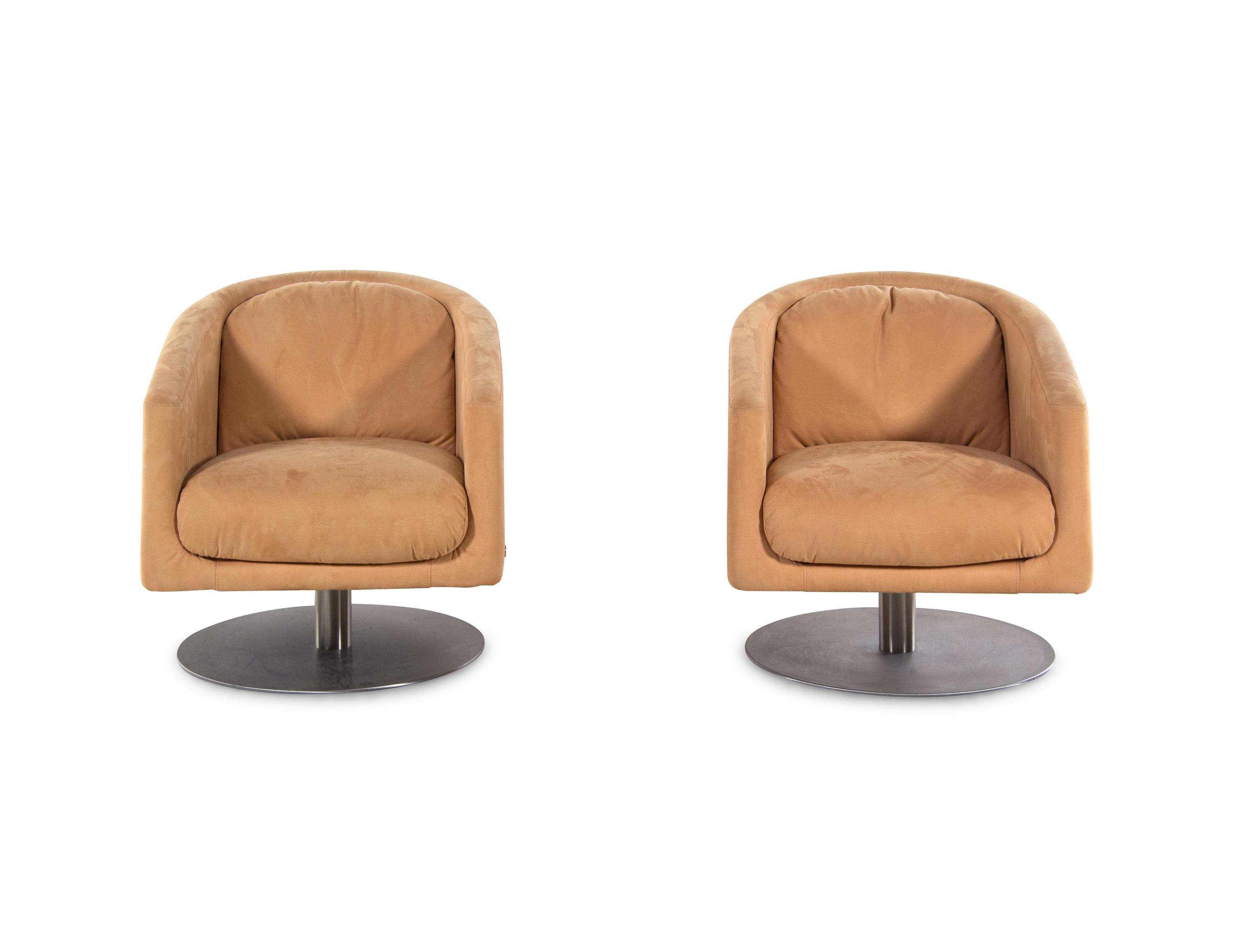 Pair of Modern Lounge Chairs