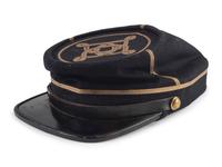 Private Jacob H. Perine, Company E, 4th Michigan Infantry, WIA twice at Gettysburg. A collection of items, incl. GAR dress cap, ribbons, and buttons.