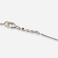 An 18K White Gold and Diamond Necklace by Roberto Coin Roberto Coin