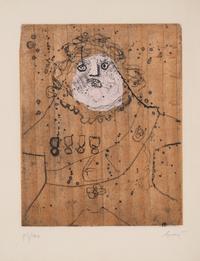 General with Mildewed Head and Lady from Dames et Généraux , 1963-1964 (a pair of works)