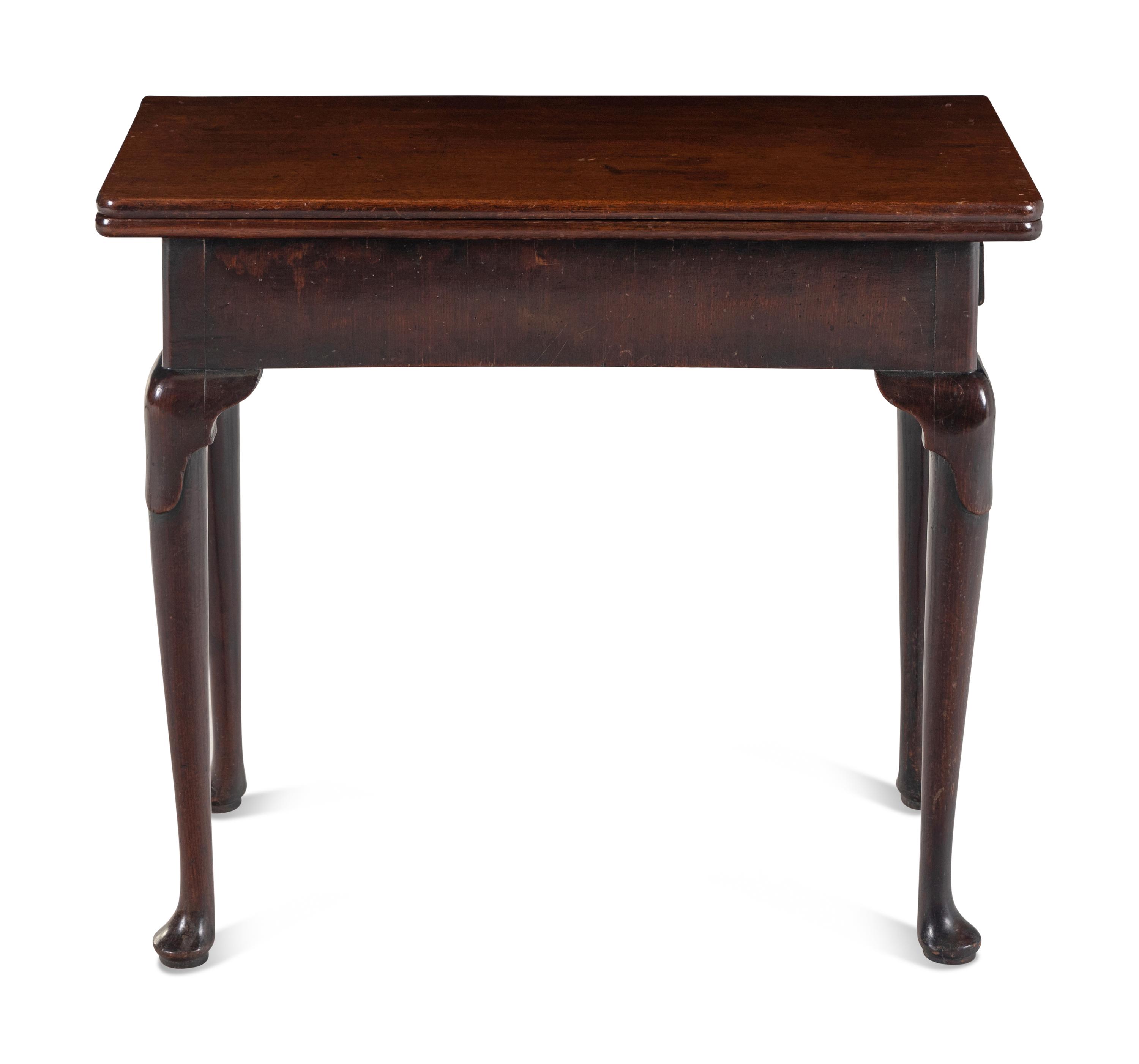 A George III Mahogany Flip-Top Table