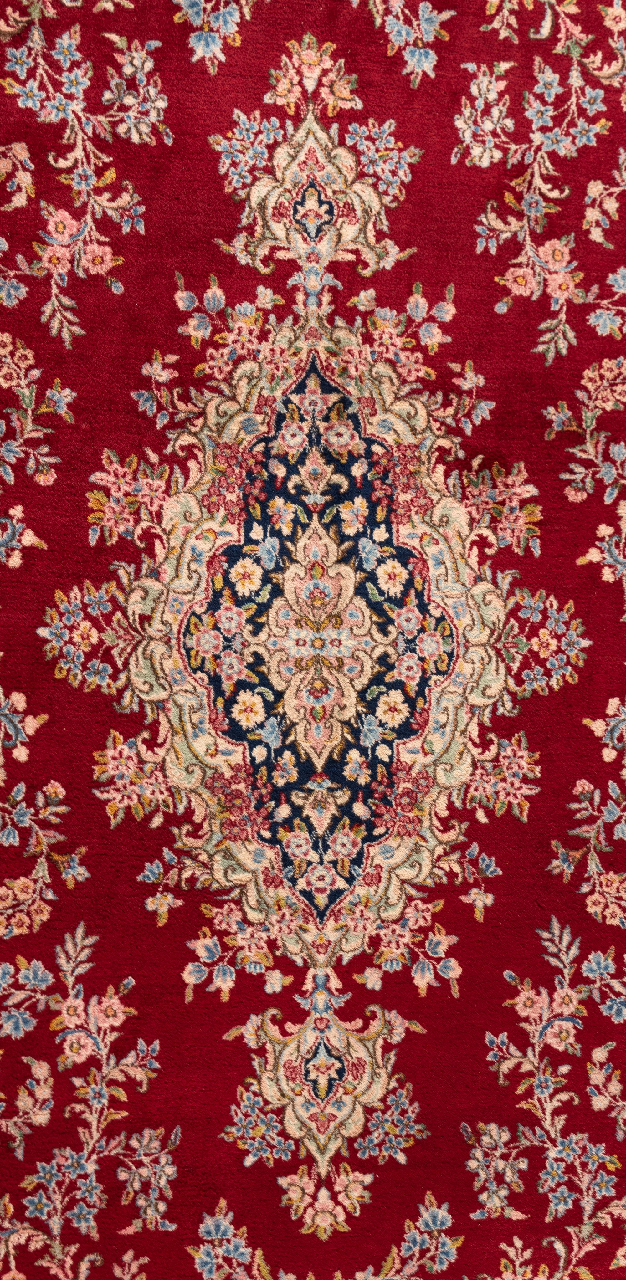 A Kirman Wool Rug