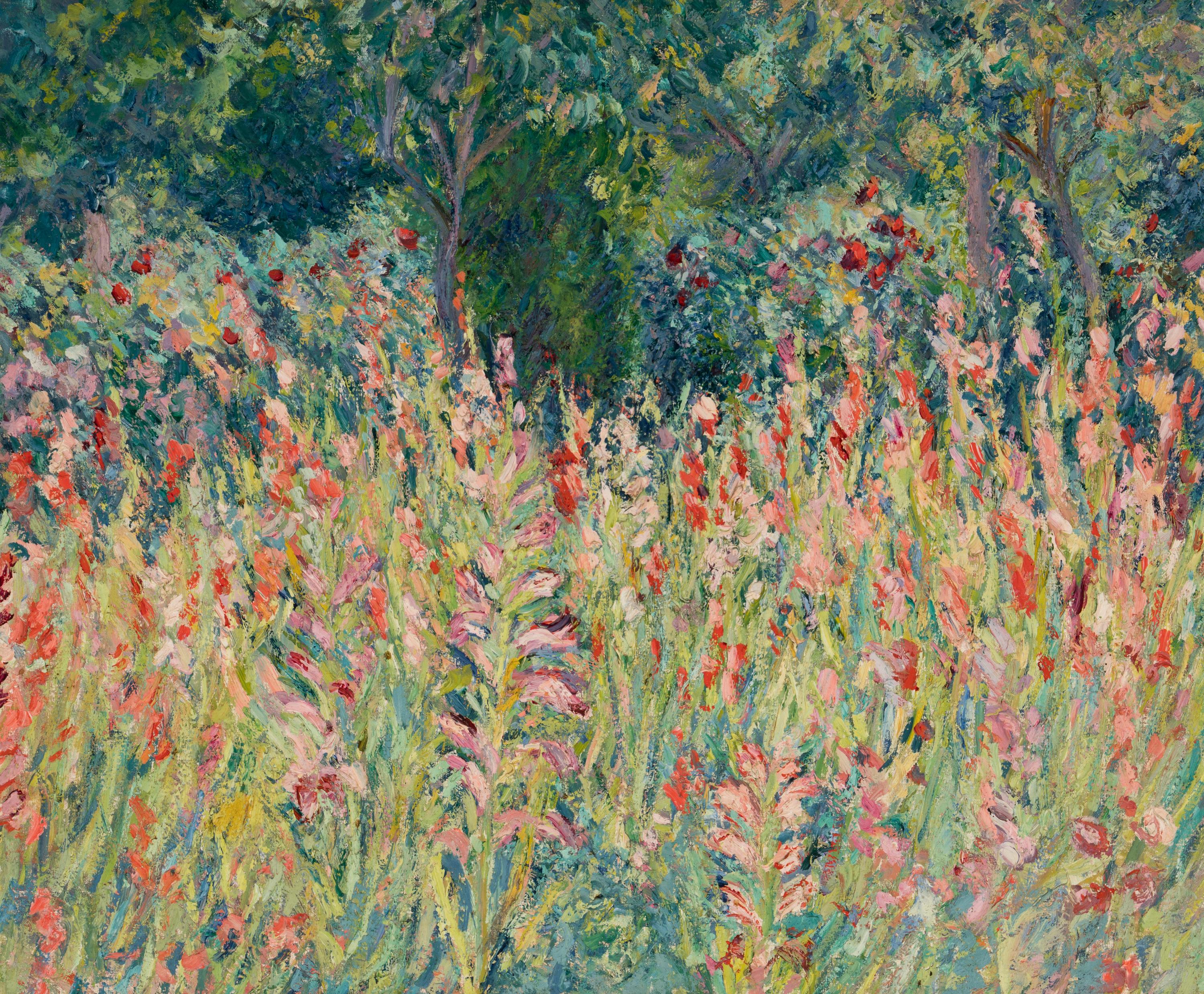 Jardin de Glaïeuls, Giverny, 1928